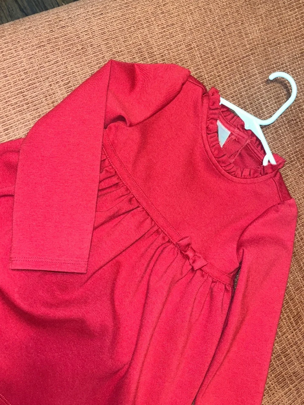 First Impressions Toddler Girls Red Party Holiday Tunic Top w/ Matching Pants 4T